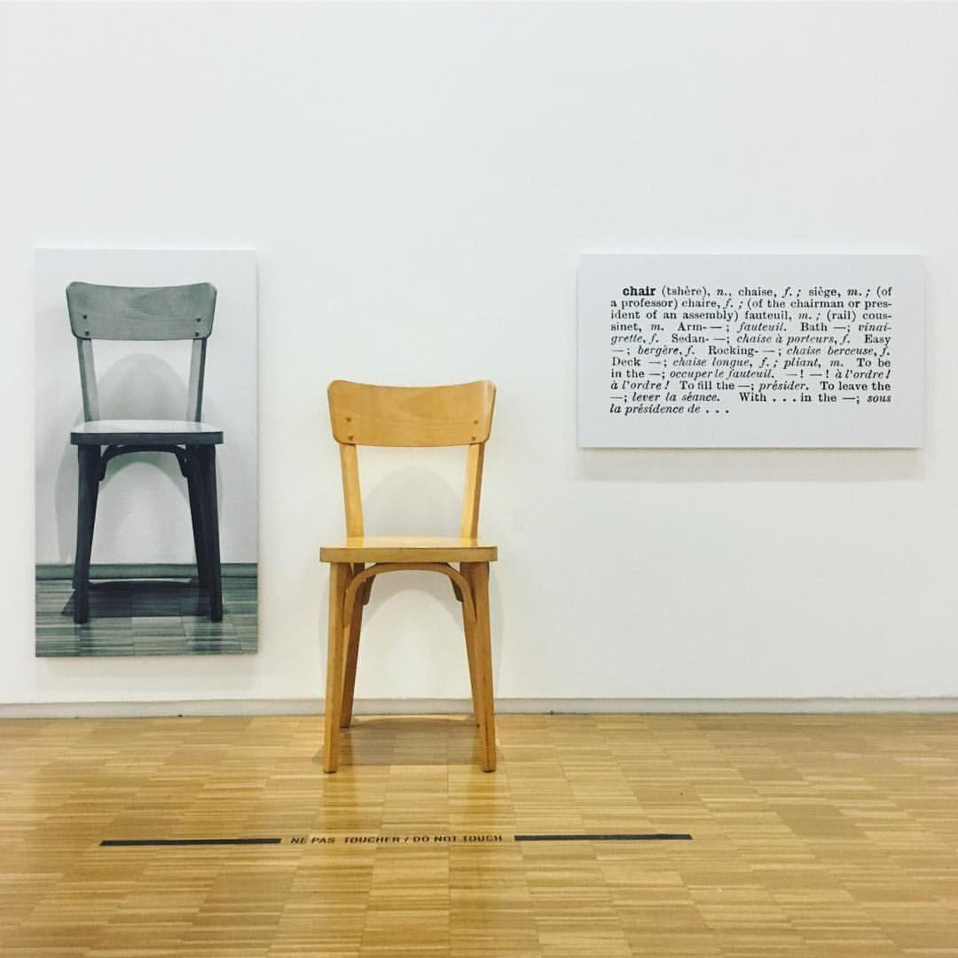 Joseph Kosuth, One and Three Chairs (1965)